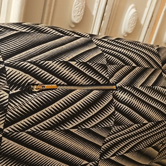 Anne Klein black and tan sleeveless dress Sz 10 - Picture 2 of 10